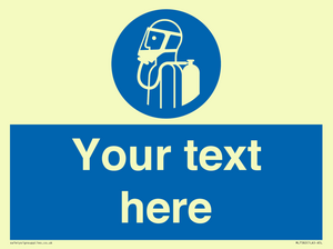 Custom use self contained breathing appliance